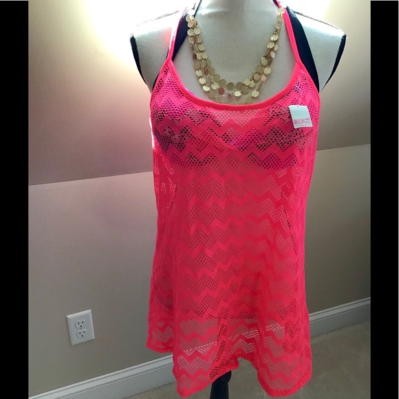 PINK Victoria's Secret Other - 💕🌞Victoria’s Secret NWT Swim Neon Coverup Large